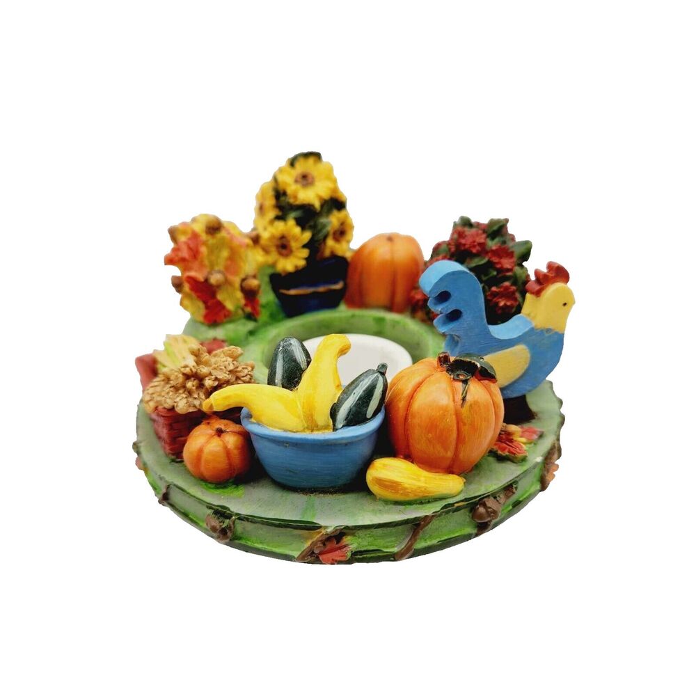 Candle Capper Autumn Fall Themed Candle Topper Pumpkin Rooster Sunflower